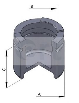 ERT 150752-C Piston, brake caliper